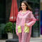 Pink Rains Transparan Hooded Coat 106*57*78cm Tahan Angin Dapat Digunakan Kembali