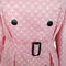 ODM Pink Raincoat Dengan Hood 0.15mm Tebal Bahan EVA tahan air panjang