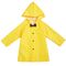 Jas Hujan Anak Tahan Air PU Kuning dengan tudung Bernapas OEM Tersedia