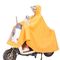 Sepeda Motor Mengendarai Sepeda Ganda Tahan Air Ponco Hujan Kuning