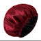 SGS Satin Sleep Bonnet, Bonnet Satin Besar 32cm Untuk Bilayer Rambut Alami