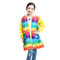 Rainbow Pattern Lined Kids Raincoat Untuk Unisex SGS Disetujui Multisize