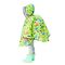 Multiapplication Lined Kids Raincoat, PVC Polyester Childs Rain Poncho