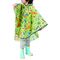 Multiapplication Lined Kids Raincoat, PVC Polyester Childs Rain Poncho